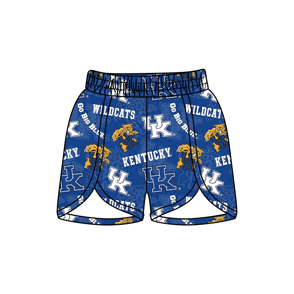 custom moq 3 eta 6-8weeks school colors UK blue summer shortS