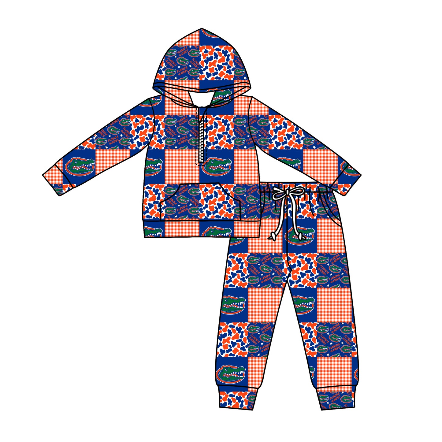 Custom moq 5 mix size milk silk summer teams baby boys clothes camouflage hooded long ssleeve pants sets-25.11.27