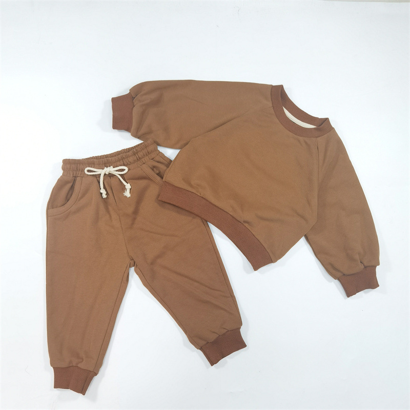 Custom moq 3 eta 7/8week moq 5 eta /4/5week Long sleeve long pants pure cotton winter clothes