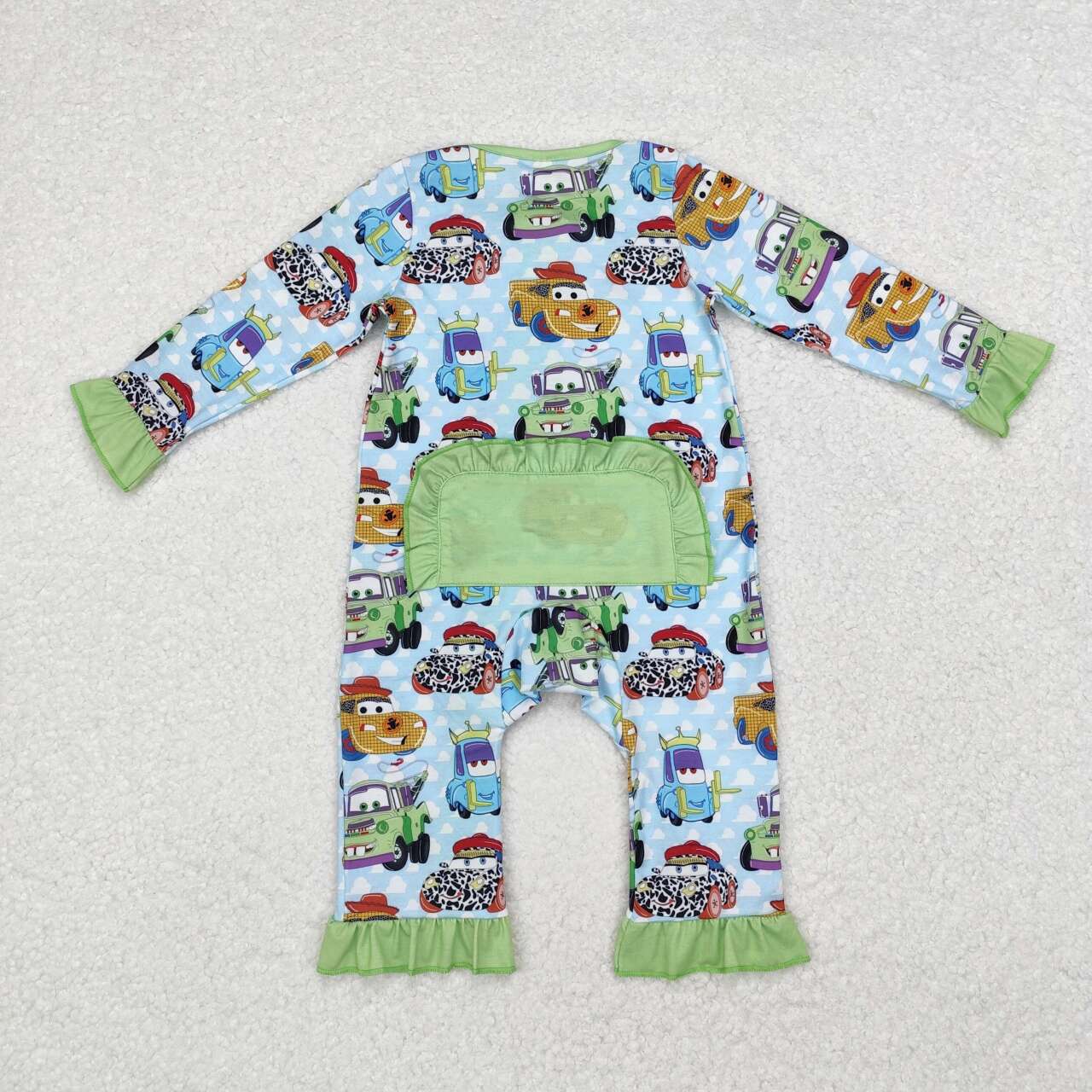 RTS NO MOQ ETA 5/7days arrived Toy Truck Long Sleeve Romper