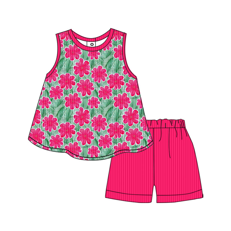 1.25 custom each style moq 5eta 4-6week Sibling Sister baby girls short sleeve shorts sets and set 2 match design