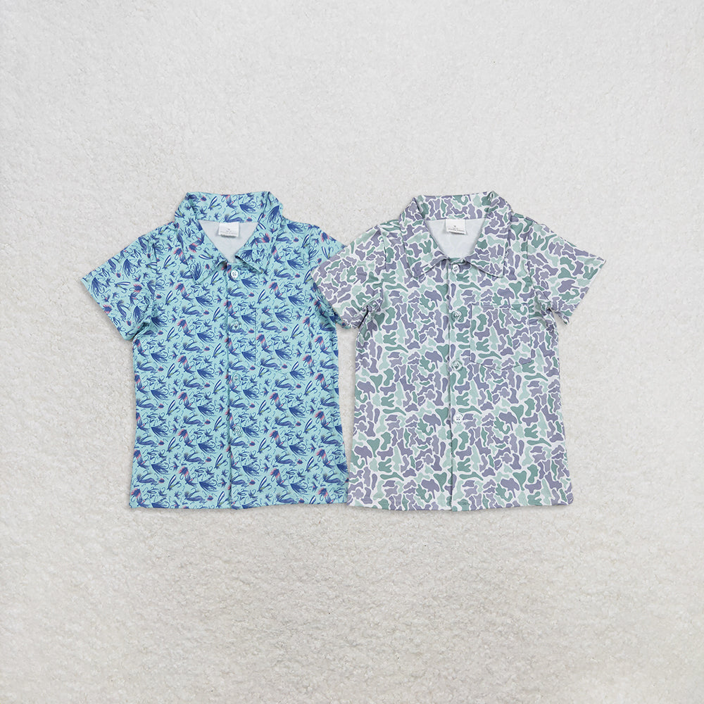 RTS NO MOQ Sibling baby boy clothes baby boys clothes Short Sleeve Tops