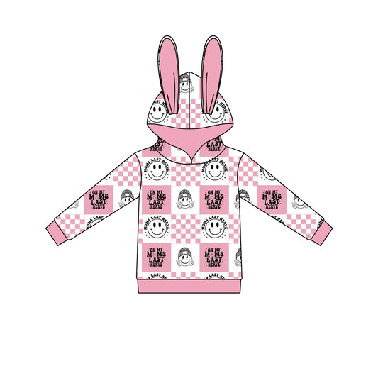 Custom moq 3 MIX SIZE eta 7/8week moq 5 eta /4/5week Boys and Girls hooded Long Sleeve Top