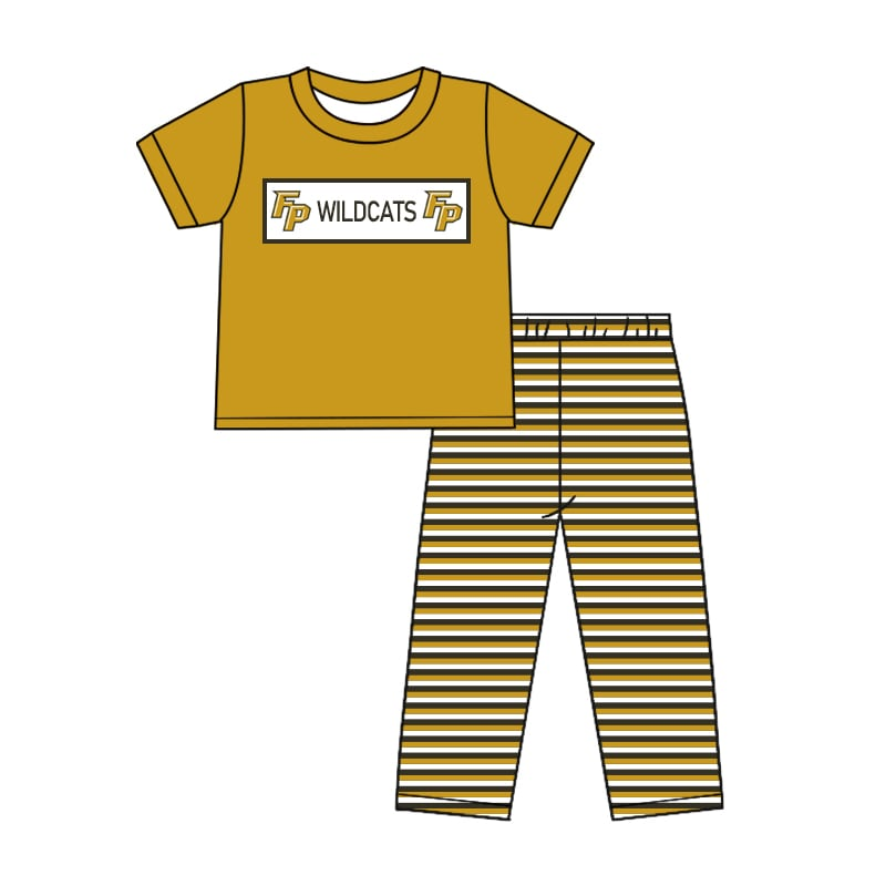custom moq 3 eta 6-7weeks baby boy clothes team short-sleeved trousers sets