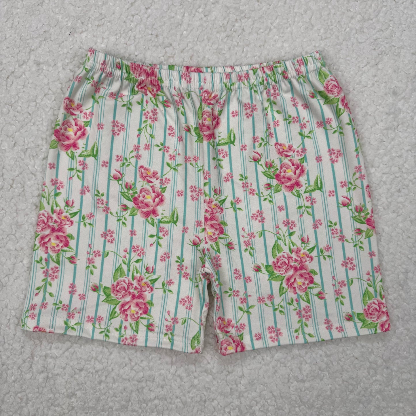 RTS SALES NO MOQ Blue floral shorts