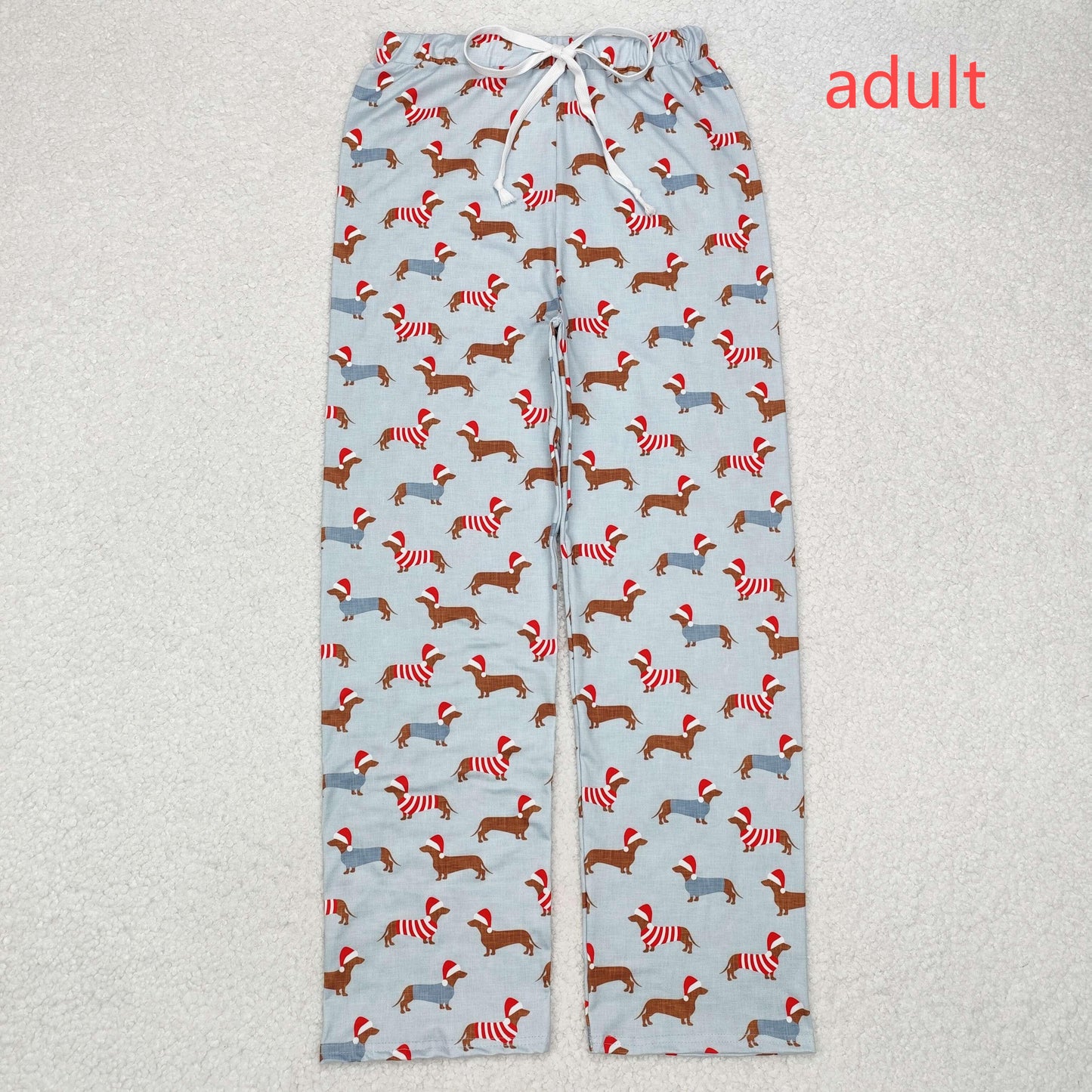 RTS NO MOQ ETA 5/7days arrived P0686 Adult male Christmas hat puppy blue trousers