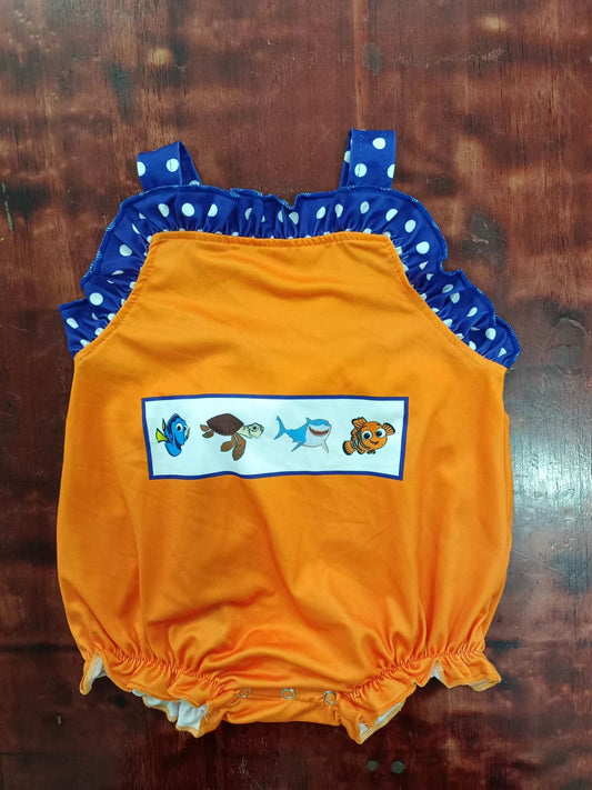 custom moq 5 eta 4-6weeks mix size baby girls clothes vest orange summer Romper