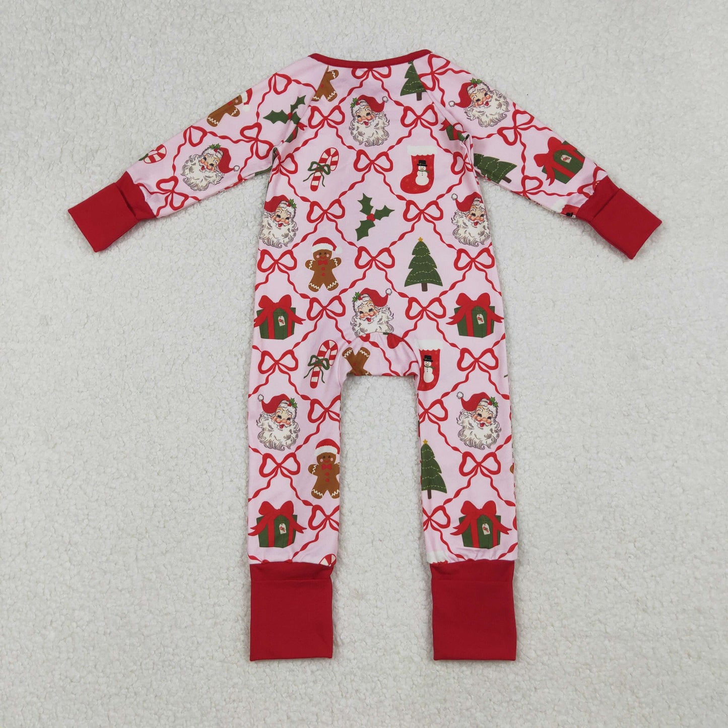 RTS NO MOQ Sibling Baby boy girls clothesChristmas long-sleeve rompers