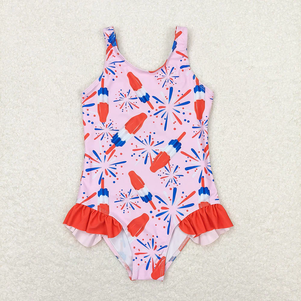 Kids Adult Family Summer Popsicle Trunks Swimsuits