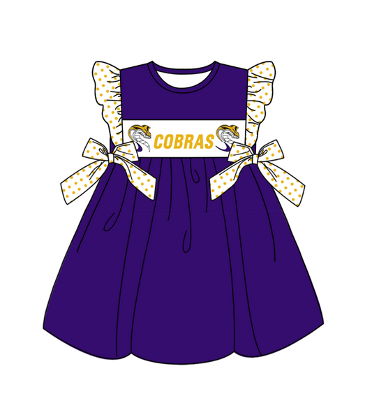 custom moq 3 eta 6-7weeks baby girls clothes flying Sleeves Dress