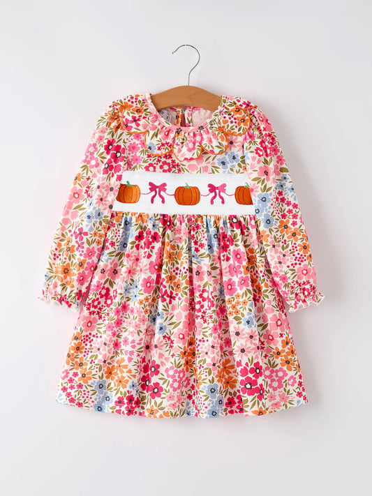 PRE ORDER Deadline August 16close custom no moq baby kids kids clothing Summer Pumpkin Flower Skirt