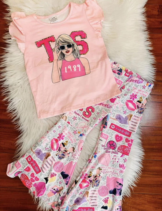 baby girls clothes 1989 taylor swift short sleeve pants summer outfits