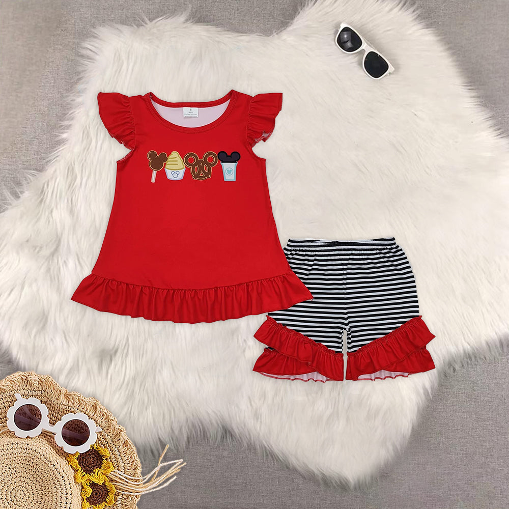 RTS NO MOQ Baby boy clothes  Short Sleeve shorts Suit