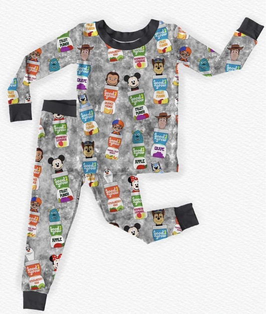 Custom moq 3 eta 7/8week moq 5 eta /4/5week cartoon Long Sleeve Suit