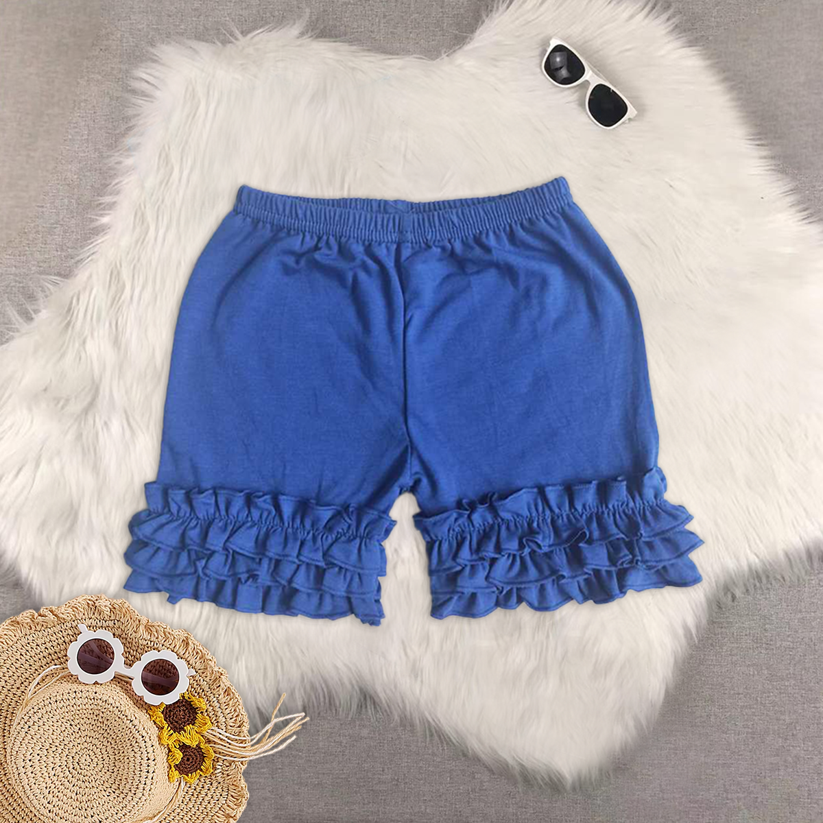 RTS NO MOQ baby girl clothes summer lace shorts