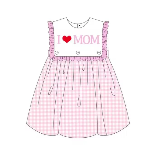 Custom moq 3 eta 7/8week moq 5 eta /4/5week baby girl clothes sleeveless dress