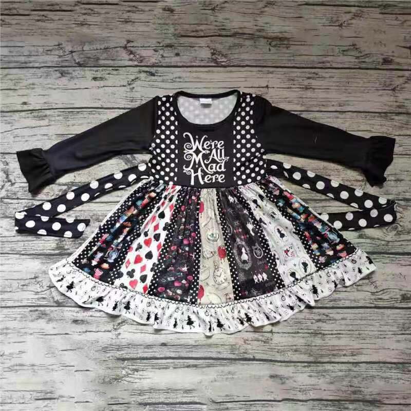 6 A12-11 Alice in Wonderland long-sleeved dress