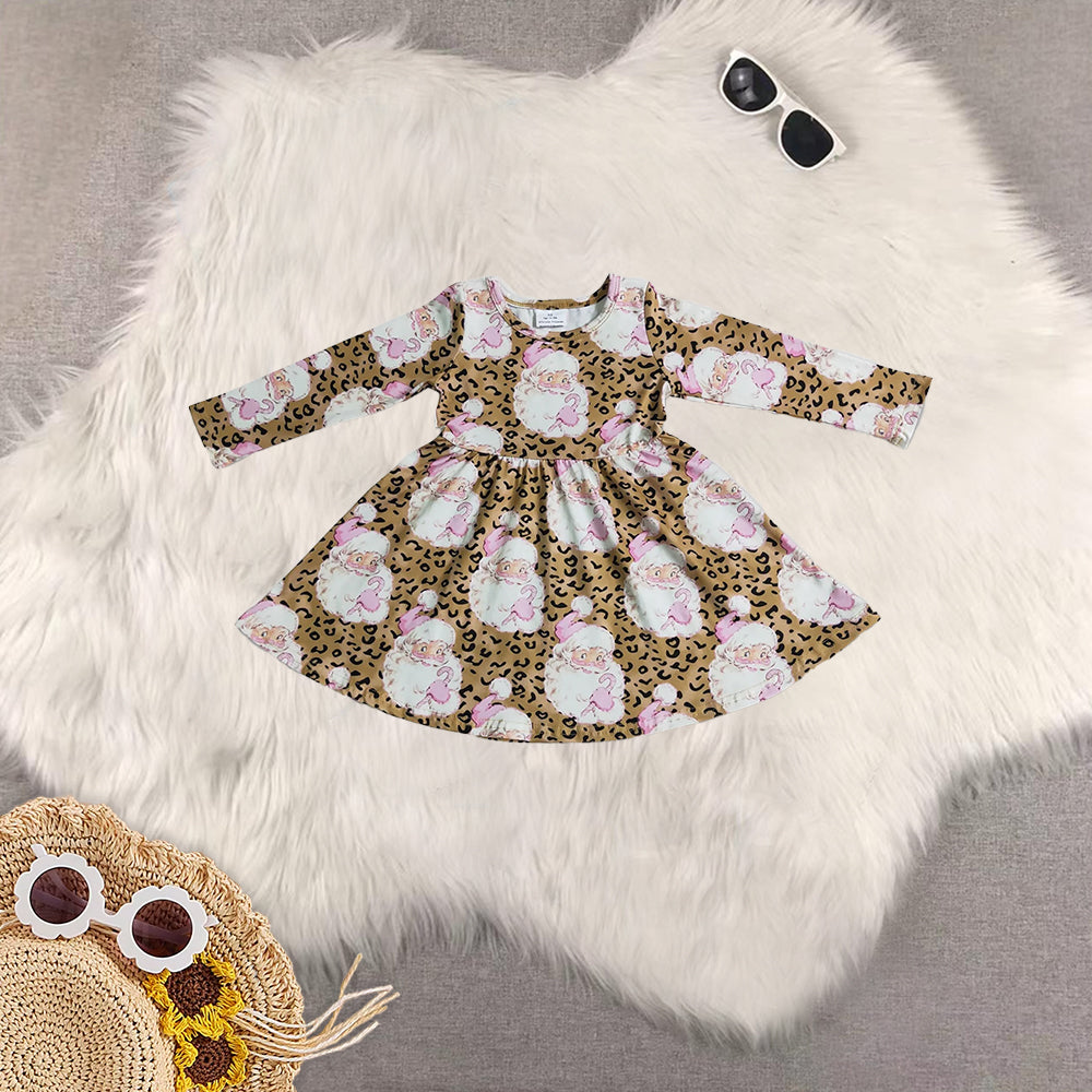 RTS NO MOQ Sibling Baby Girls Christmas Clothes long sleeve dresses