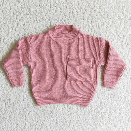 6 B12-40 Bean Paste Pocket Sweater