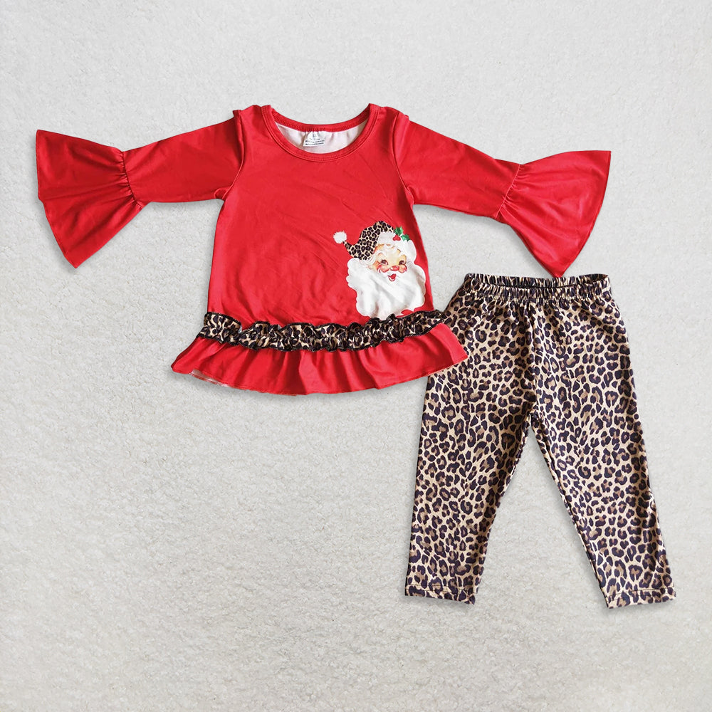 RTS NO MOQ sibling baby girls clothes Christmas long sleeve Clothes Sets and romper