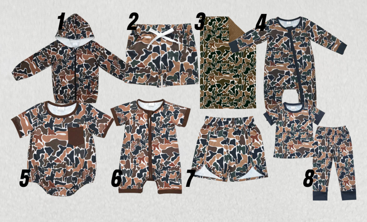 RTS NO MOQ Camouflage Boys and Girls Series  Duck Camouflage