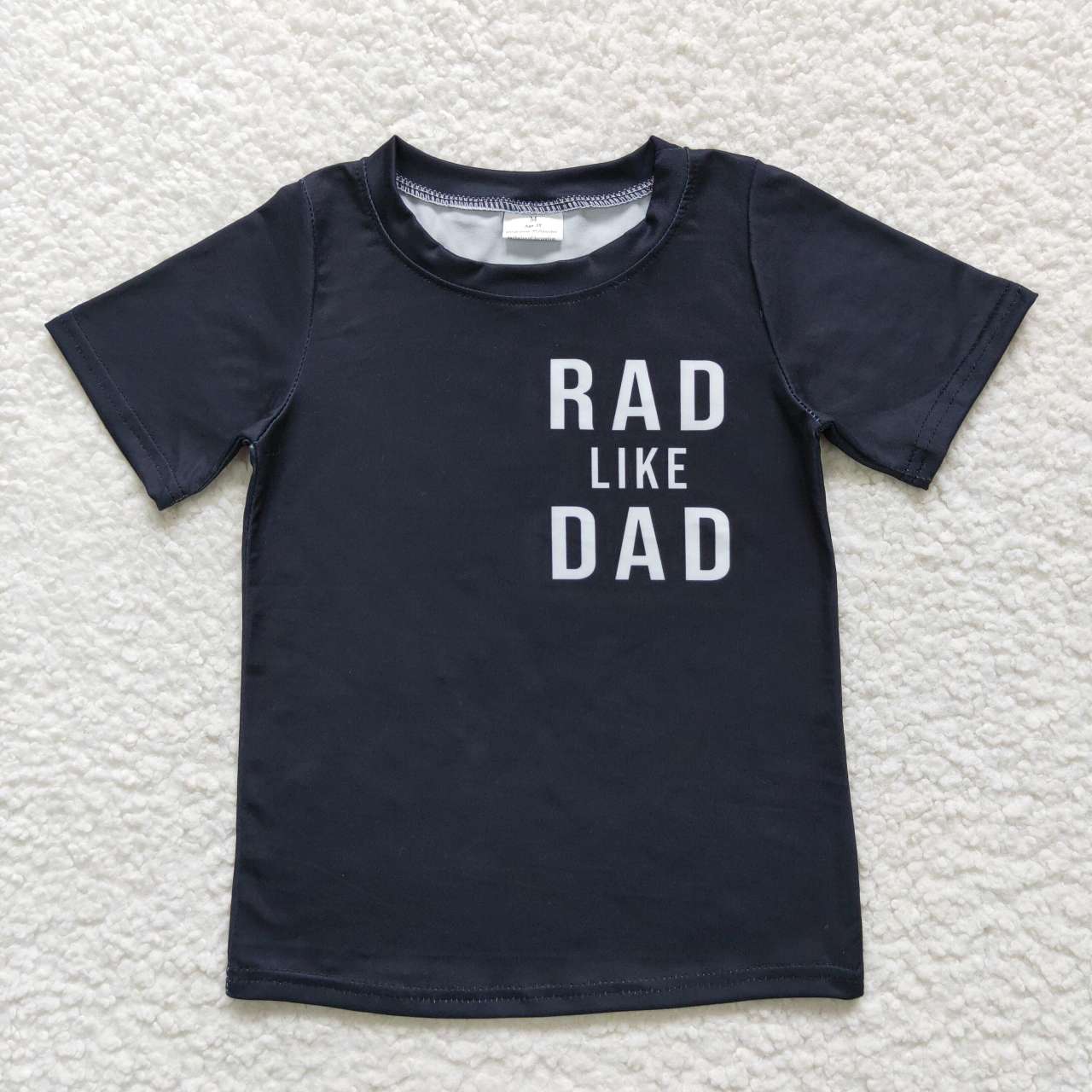 BT0323 rad like dad lightning plaid short sleeve top