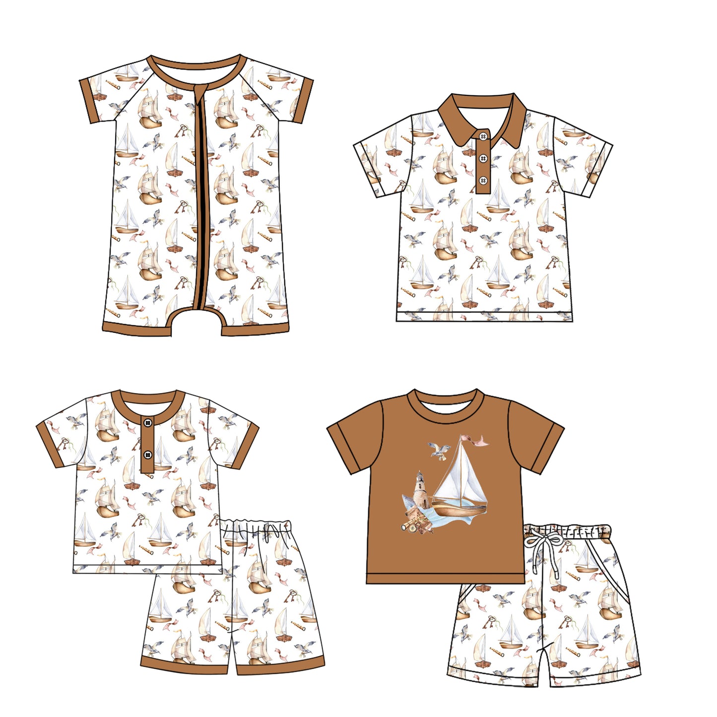 1.23 custom each style moq 5eta 4-6week Sibling Sister duck baby girl sets 1 and sets 2 and boy rompers and top match family design