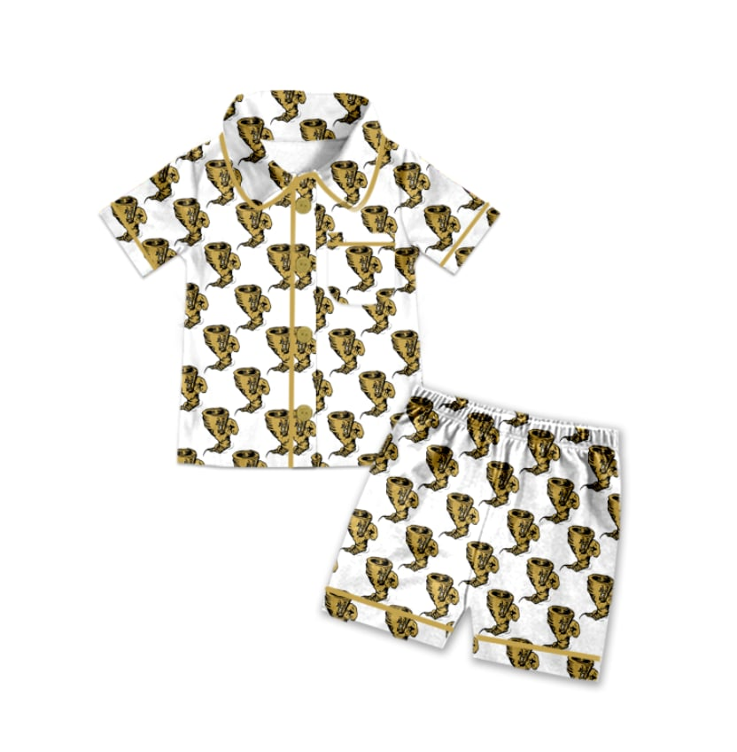 PRE ORDER Deadline July 30 custom no moq Children's boutique clothing kids pajamas sets