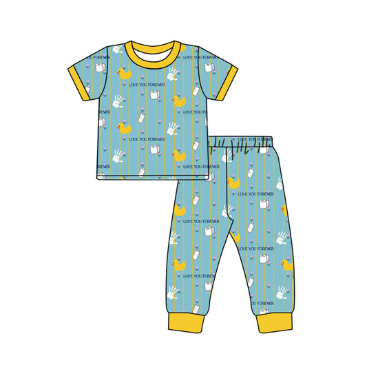 Custom moq 3 eta 7/8week moq 5 eta /4/5week Short Sleeve Pants Set