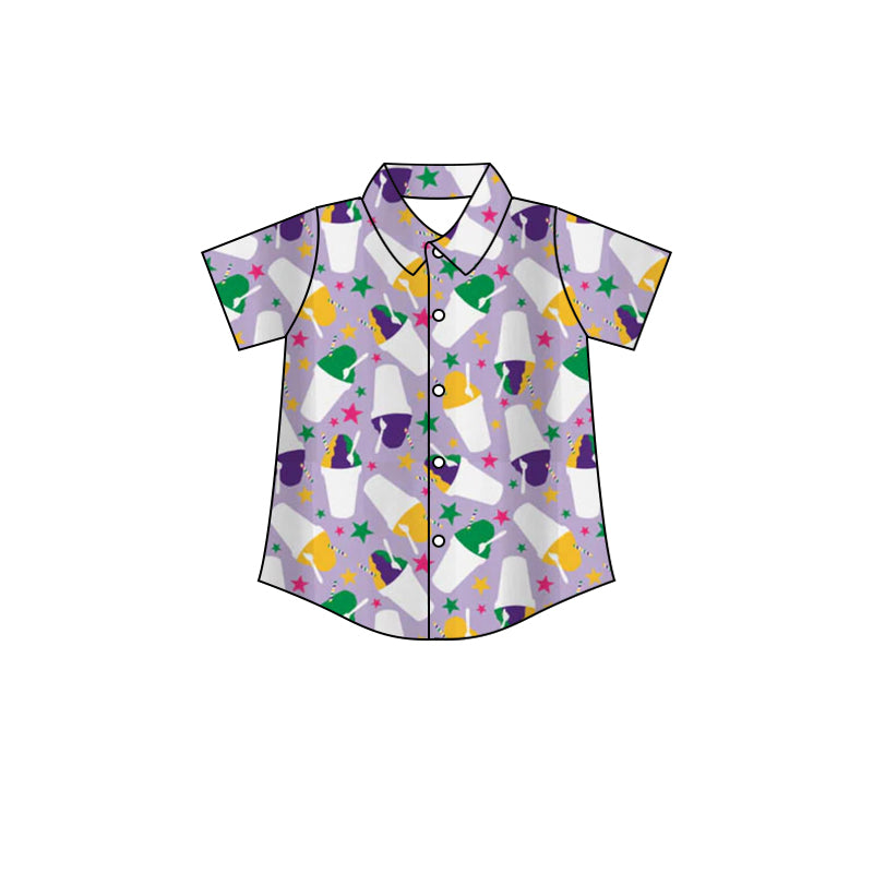 Custom moq 3 MIX SIZE eta 7/8week moq 5 eta /4/5week baby boys clothes short Sleeve Top