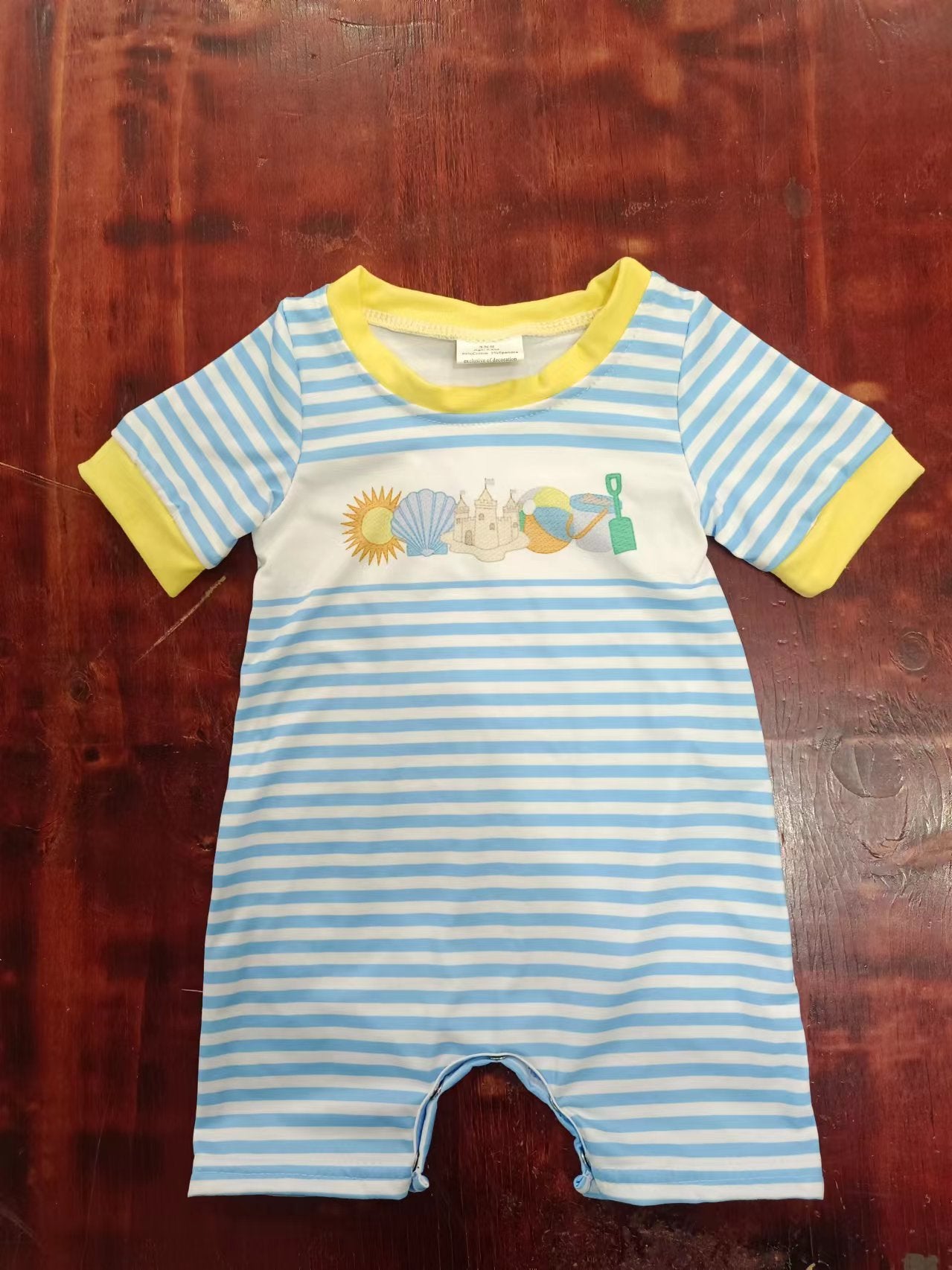 custom moq 5 eta 5weeks mix size baby boys clothes short sleeve summer Romper