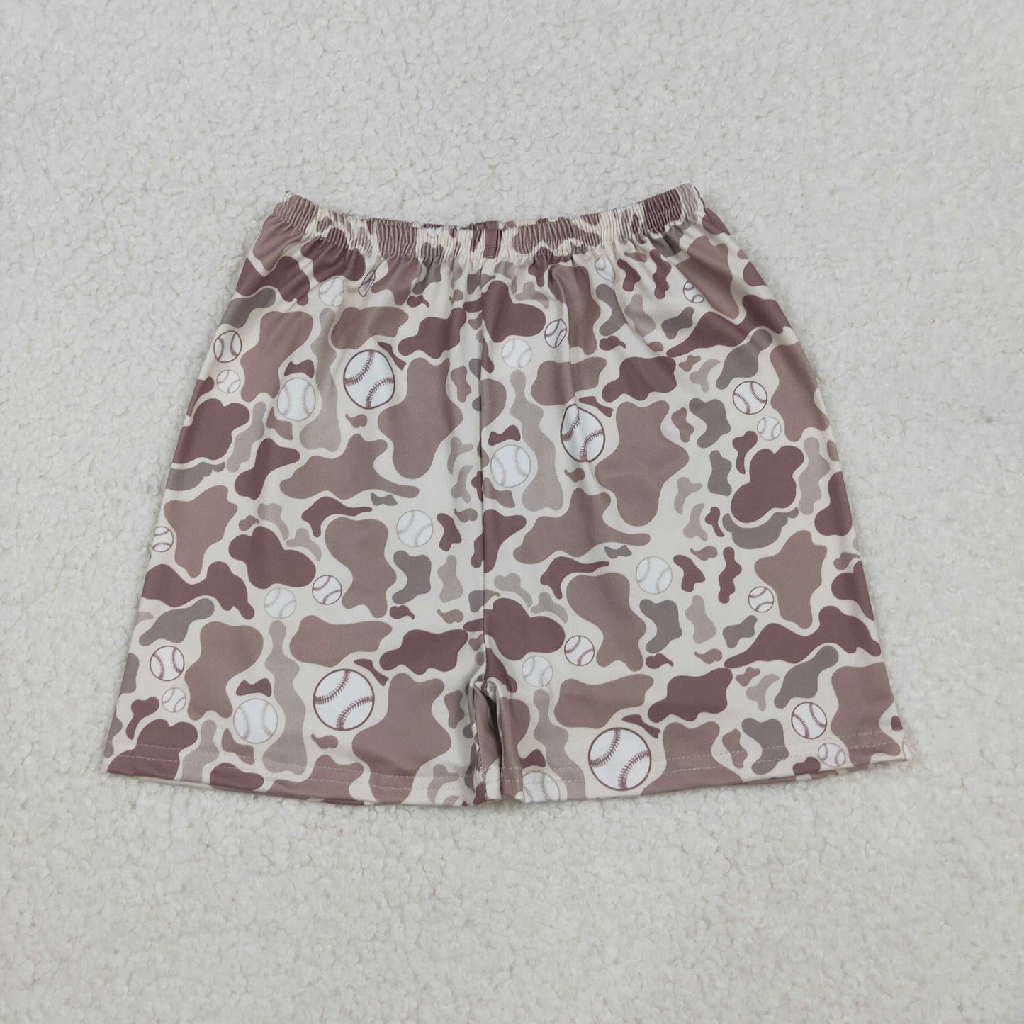 RTS NO MOQ（In Stock) SS0654 Baseball Brown Camouflage Shorts