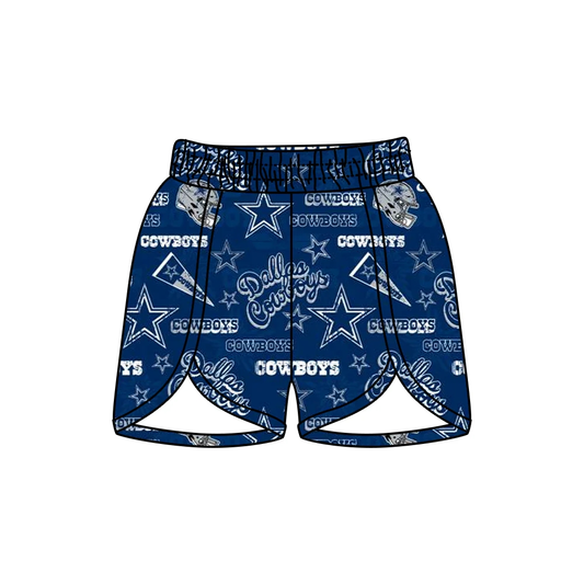 custom moq 3 eta 6-8weeks school colors COW BOY summer shorts