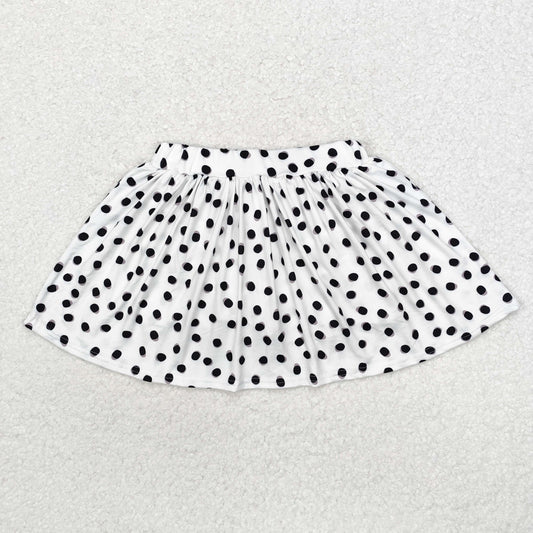 RTS NO MOQ ETA 5/7days GLK0031 Black polka dot white skirt