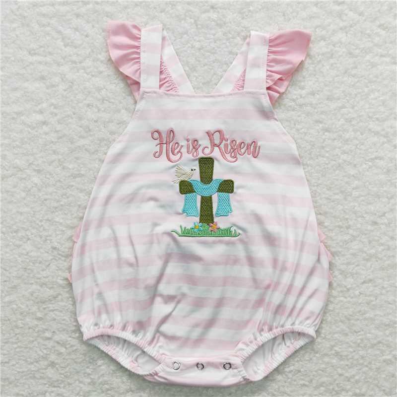 RTS NO MOQ baby boy girls embroidery short-sleeved shorts suit & short-sleeved sets and romper