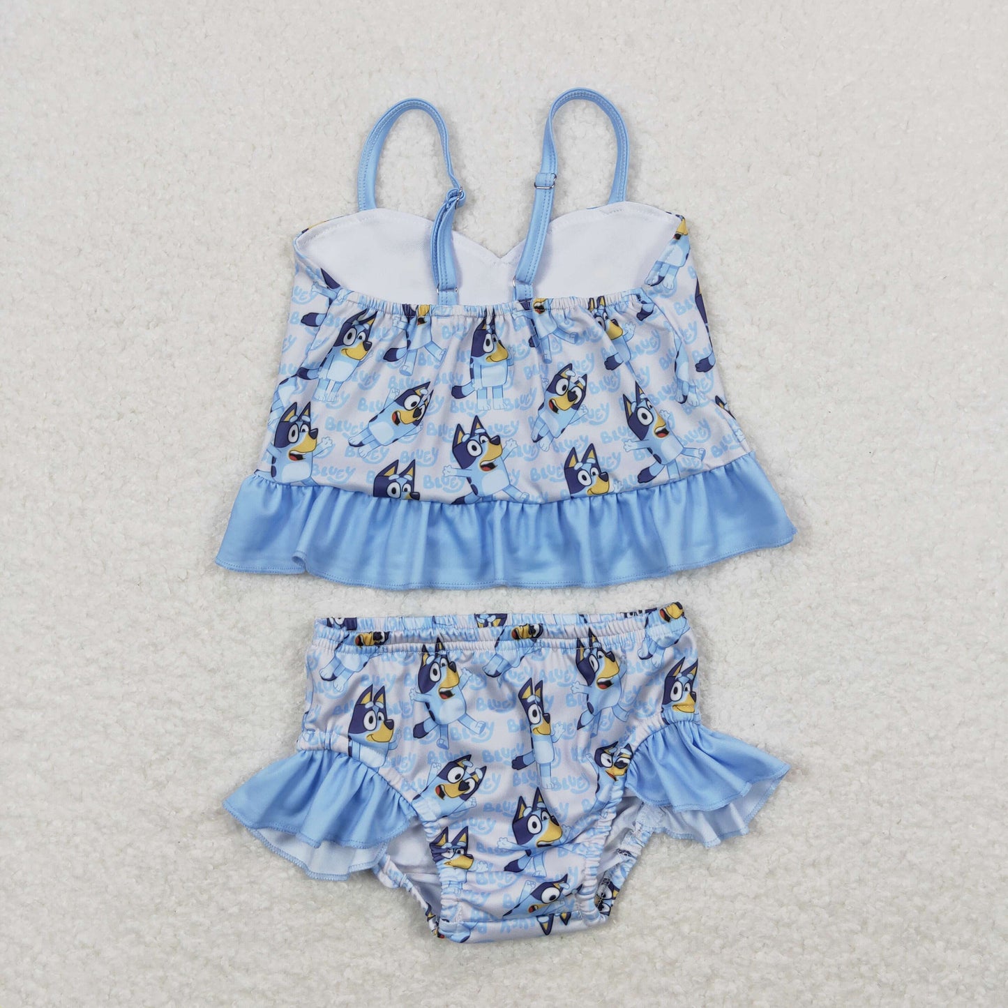 E10-19 Bluey halter swimsuit two-piece set