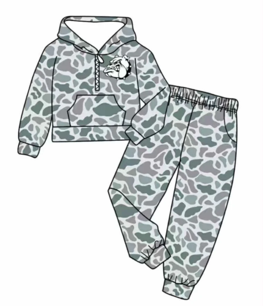 （PRE ORDER ）Deadline   October 15 custom no moq Camouflage long-sleeved trousers zip-up suit