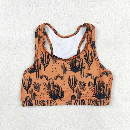 rts no moq GT0518 Cactus brown sleeveless top