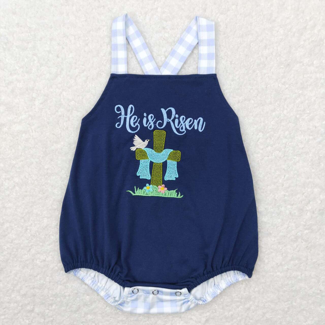 RTS NO MOQ baby boy girls embroidery short-sleeved shorts suit & short-sleeved sets and romper