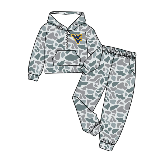 （PRE ORDER ）Deadline   October 15 custom no moq Camouflage hat long-sleeved trousers suit