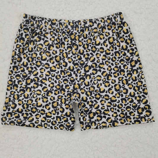 RTS SALES NO MOQ Yellow and black spotted shorts