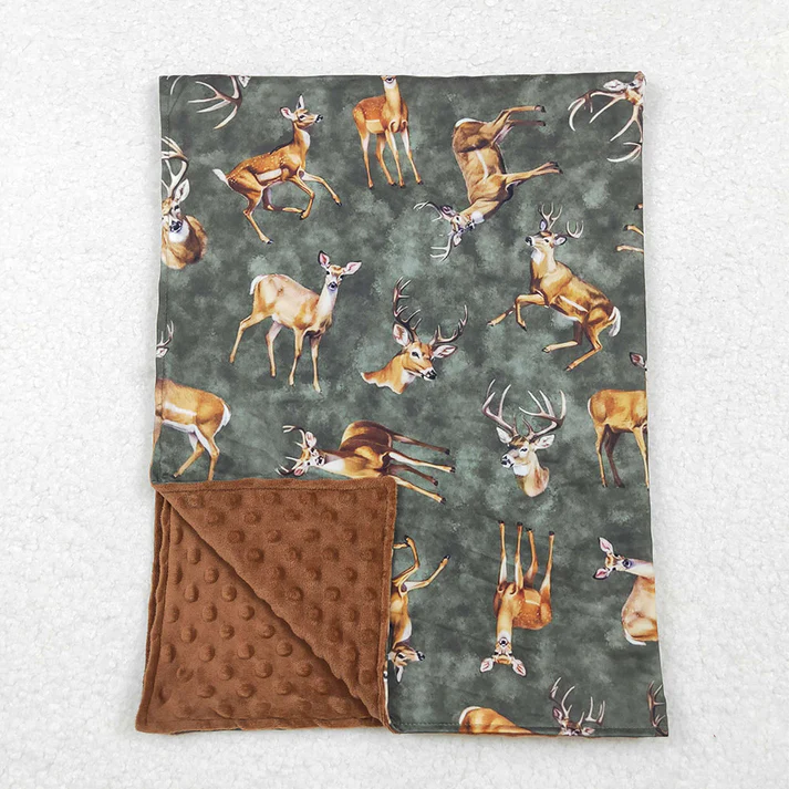 RTS NO MOQ Duck deer camouflage Baby Blanket