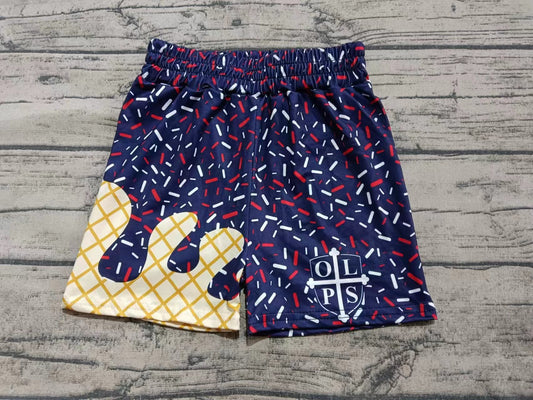 custom moq 3 eta 6-8weeks kids and adult dark blue Beach Summer Shorts