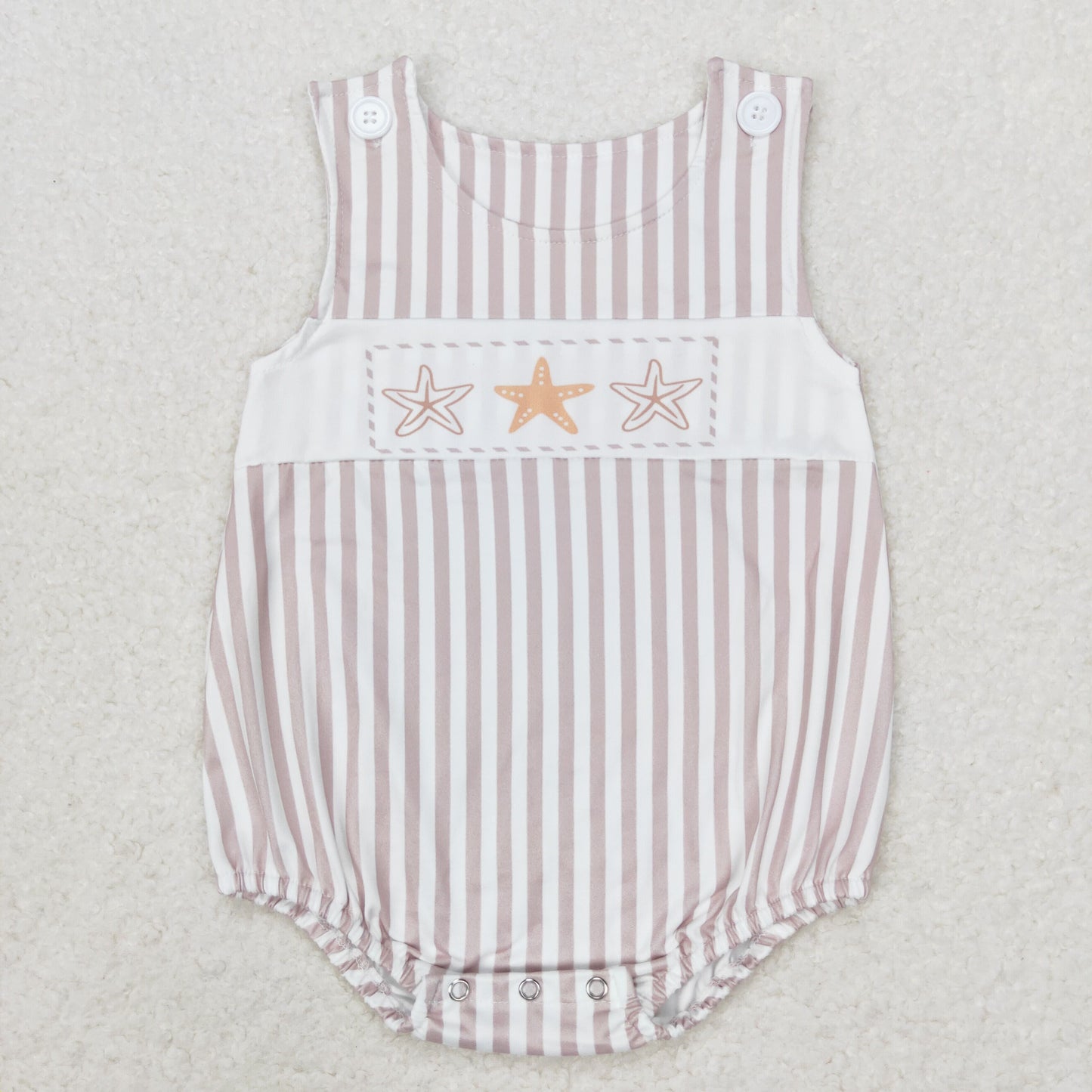 RTS no moq SR1487 Starfish striped vest bodysuit