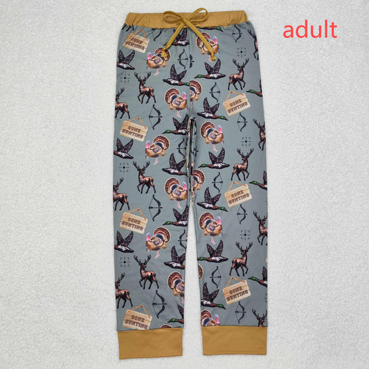 RTS NO MOQ ETA 5/7days arrived P0616 Adult male gone hunting deer duck turkey green trousers