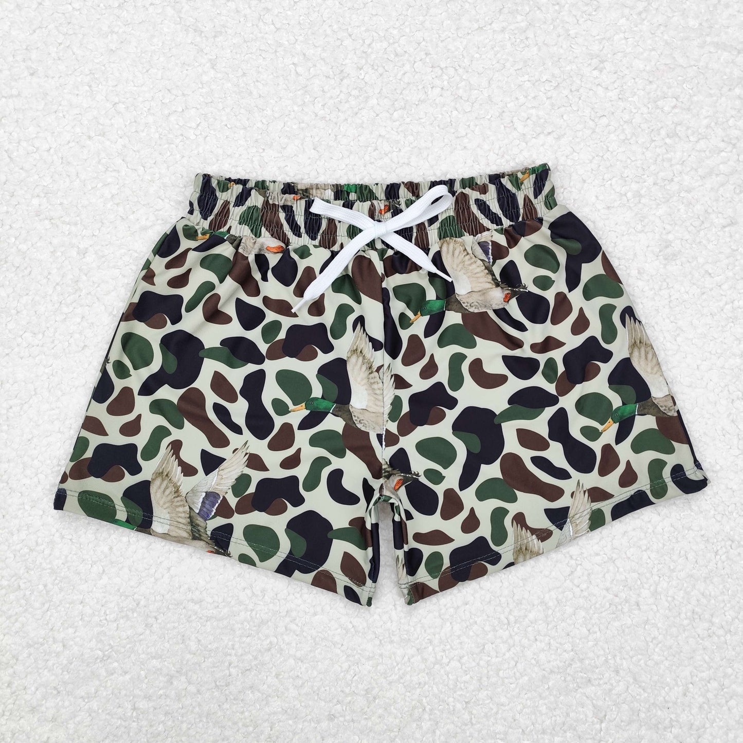 RTS NO MOQ Daddy and Me Baby Boys Camouflage Trunks Bottoms Swimsuits