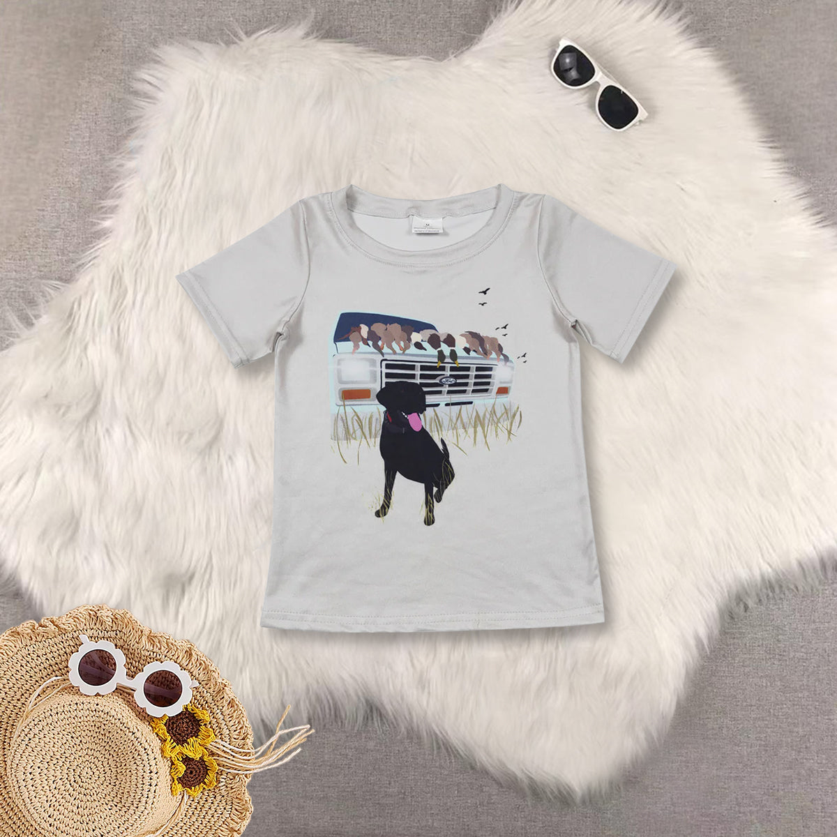 RTS NO MOQ Sibling baby boy clothes short-sleeved top camouflage trousers sets and top and pants