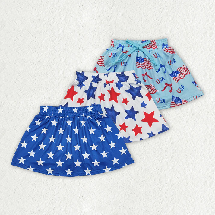 RTS baby girls clothes 4th of july summer skirts dress