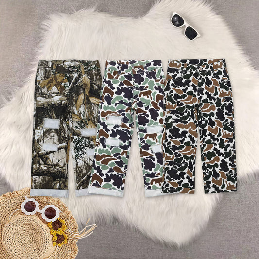 RTS NO MOQ Sibling Baby boy Clothes Jeans: Flared & Ripped