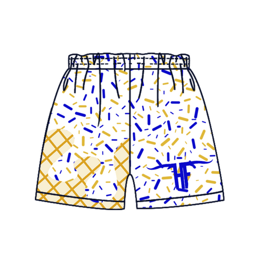 custom moq 3 eta 6-8weeks kids and adult Beach white Summer Shorts